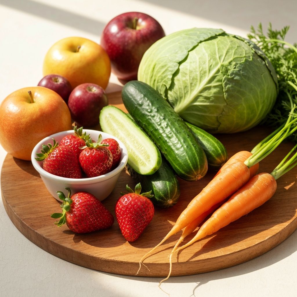 Frutas frescas y nutritivas